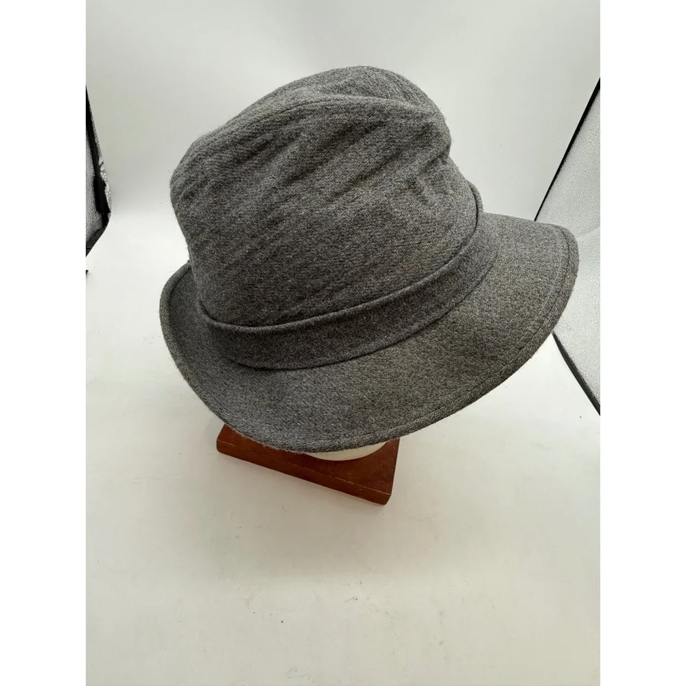 Stetson‎ Vintage Gray Wool Blend Fedora Hat Made in USA Size 7 Mens Classic